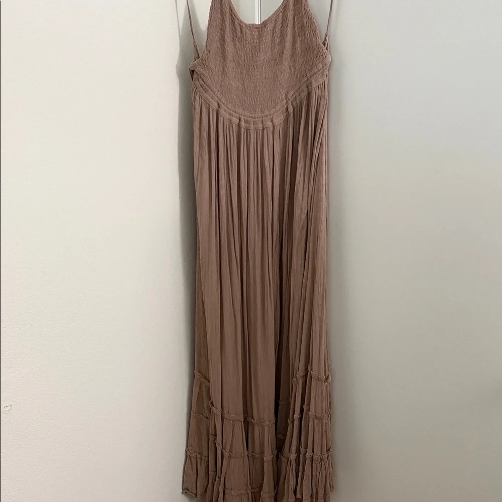 Free People Tan Halter Dress - Picture 3 of 4